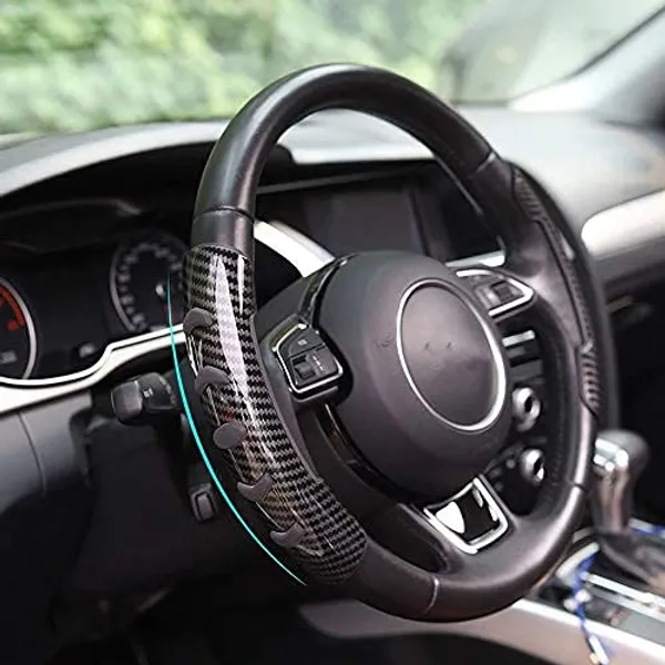 Black_Carbon_Plastic,_Vinyl_Steering_Wheel_Cover