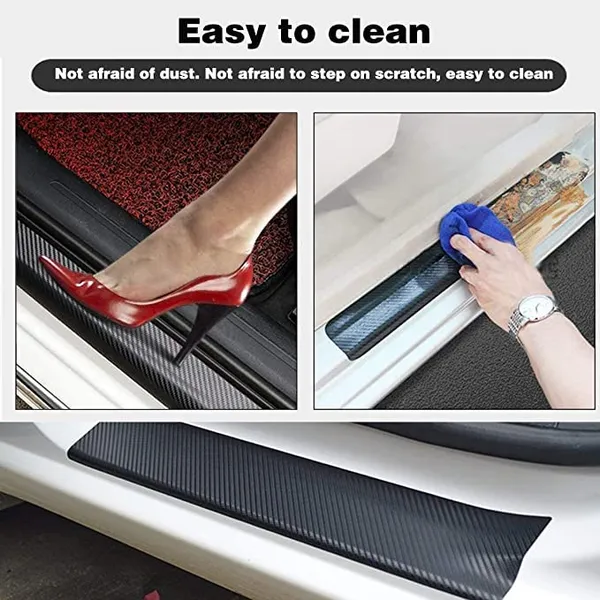 Black_Carbon_Fiber_Vinyl_Door_Sill_Protector_Pack_Of_4