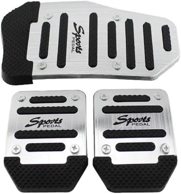 Silver_Abs_Plastic,_Metal,_Plastic_Car_Pedal_Cover_Pack_Of_3