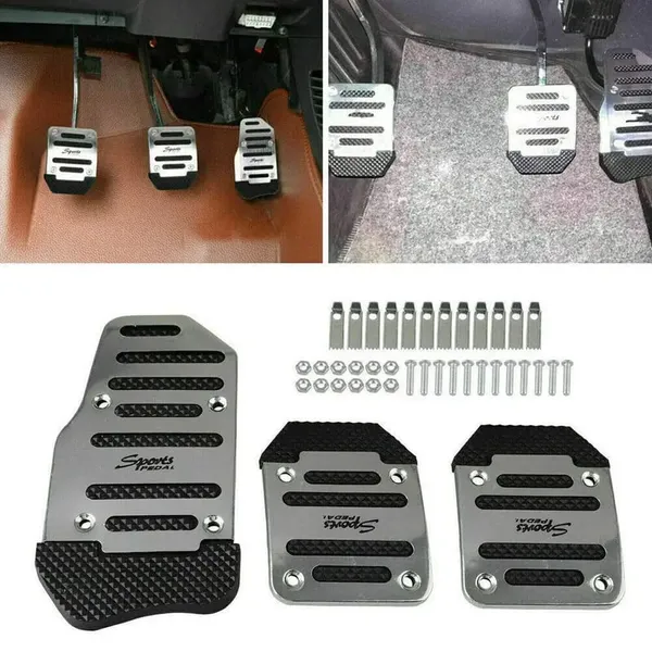 Silver_Abs_Plastic,_Metal,_Plastic_Car_Pedal_Cover_Pack_Of_3