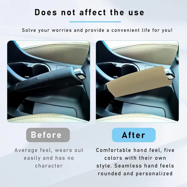 Beige_Rubber_Handbrake_Cover