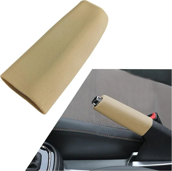 Beige_Rubber_Handbrake_Cover