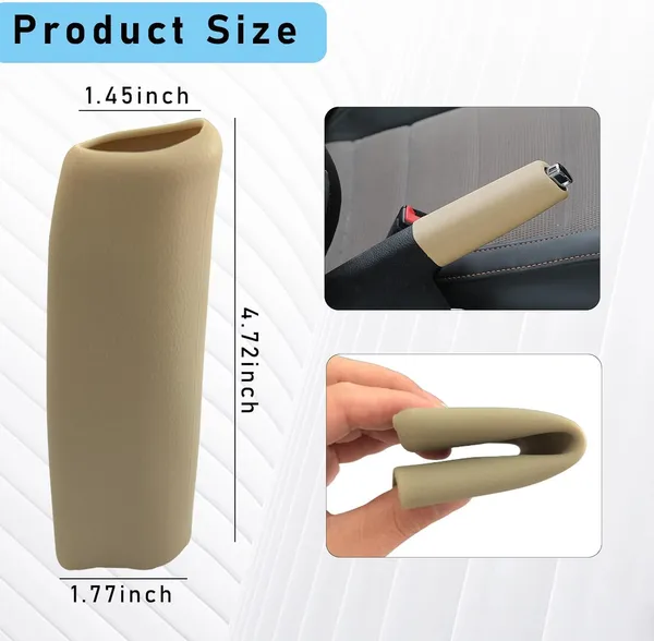 Beige_Rubber_Handbrake_Cover