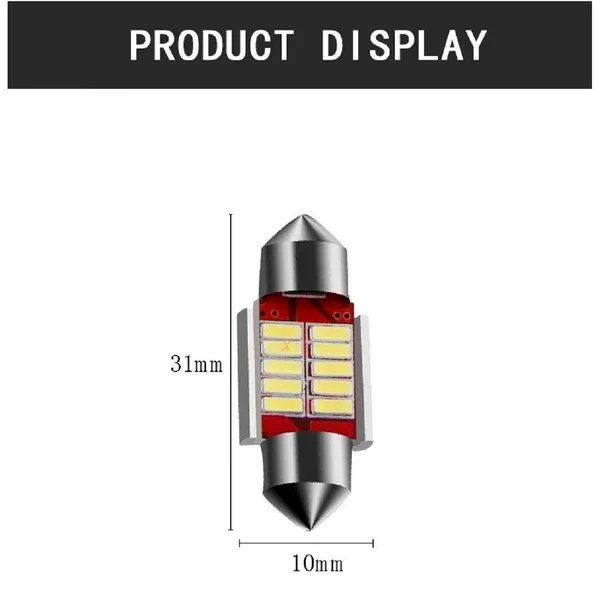 White_Metal_Interior_Dome_Light