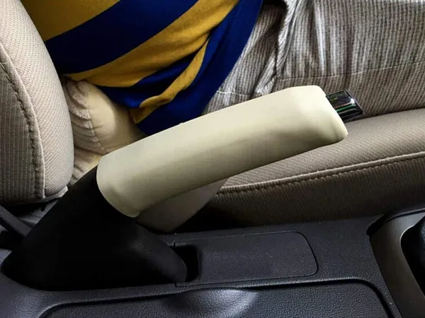 Beige_Rubber_Handbrake_Cover