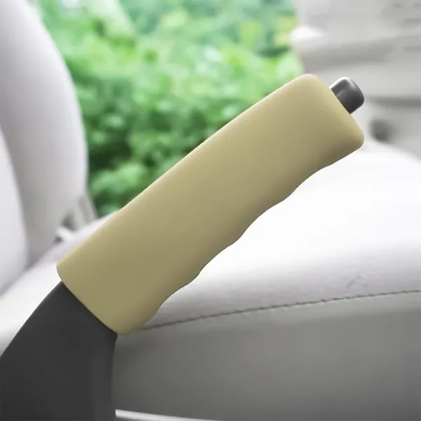 Beige_Silicone_Handbrake_Cover