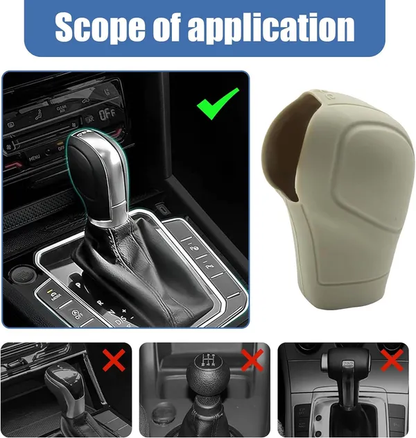 Beige_Silicone_Gear_Knob_Cover