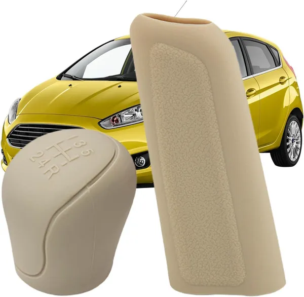 Beige_Silicone_Gear_Knob_Cover_Set