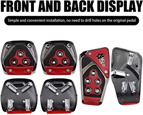 Red_Plastic_Electronic_Components_Car_Pedal_Cover_Pack_Of_3