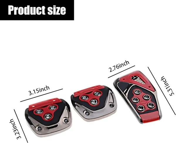 Red_Plastic_Electronic_Components_Car_Pedal_Cover_Pack_Of_3