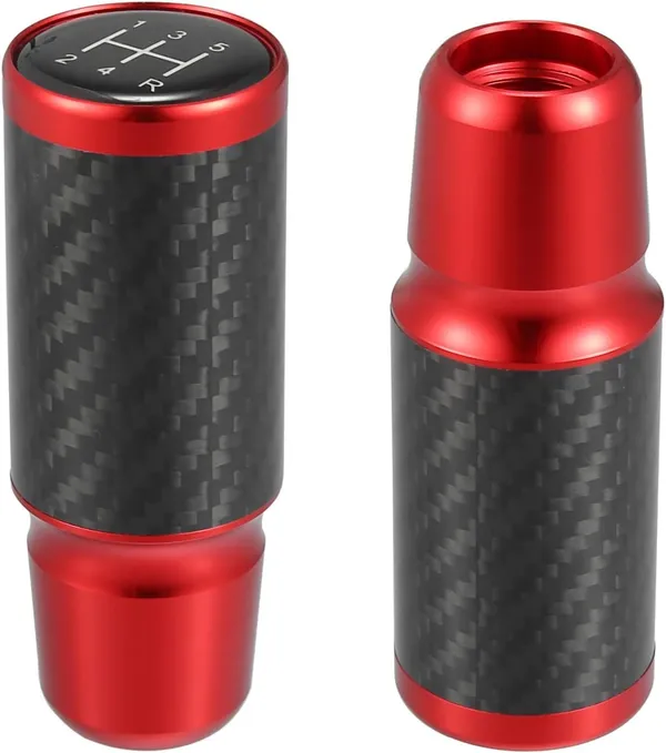 Red_Aluminium,_Carbon_Fibre_Gear_Shift_Knob_Pack_Of_3