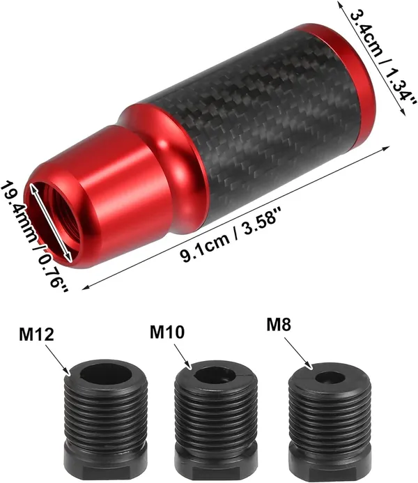 Red_Aluminium,_Carbon_Fibre_Gear_Shift_Knob_Pack_Of_3