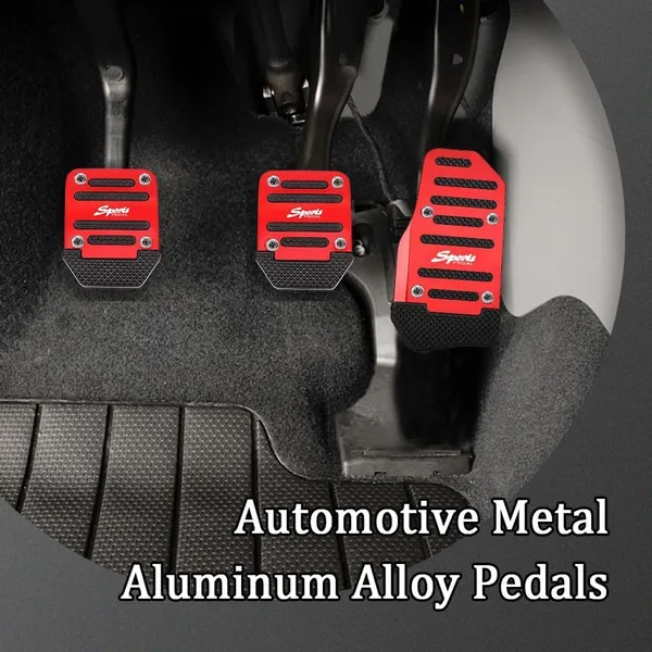 Red_Abs_Plastic,_Plastic,_Metal_Car_Pedal_Cover