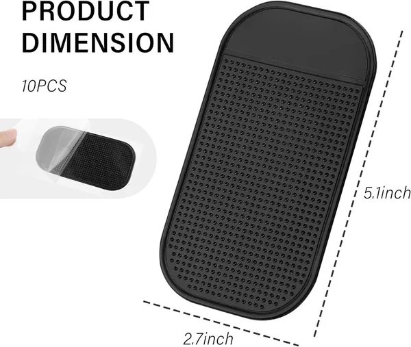 Black_Rubber_Dashboard_Anti_Slip_Mat