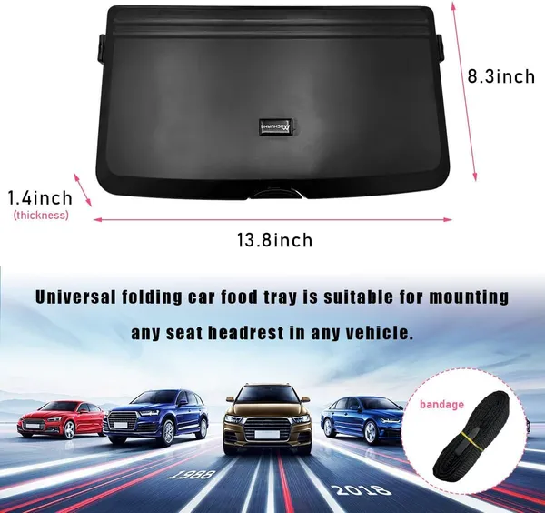 Black_Abs_Plastic_Car_Food_Tray