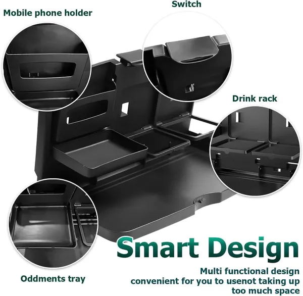 Black_Abs_Plastic_Car_Food_Tray