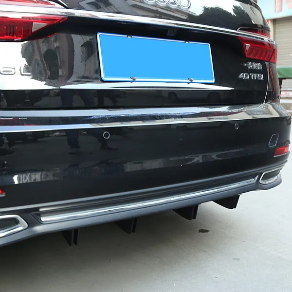 Carbonfiberblack_Abs_Plastic,_Carbon_Fibre_Rear_Bumper_Diffuser_Pack_Of_4