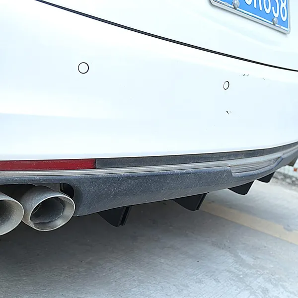 Carbonfiberblack_Abs_Plastic,_Carbon_Fibre_Rear_Bumper_Diffuser_Pack_Of_4