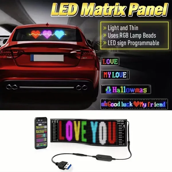 Multicolor_Rubber_Steel_Led_Matrix_Display