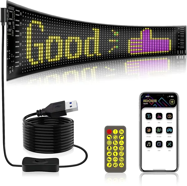 Multicolor_Rubber_Steel_Led_Matrix_Display