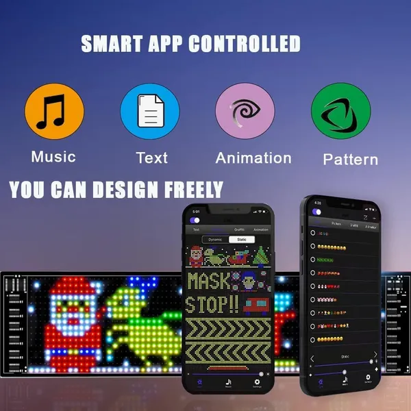 Multicolor_Rubber_Steel_Led_Matrix_Display