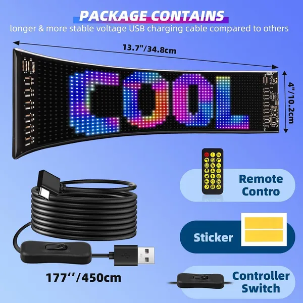 Multicolor_Rubber_Steel_Led_Matrix_Display