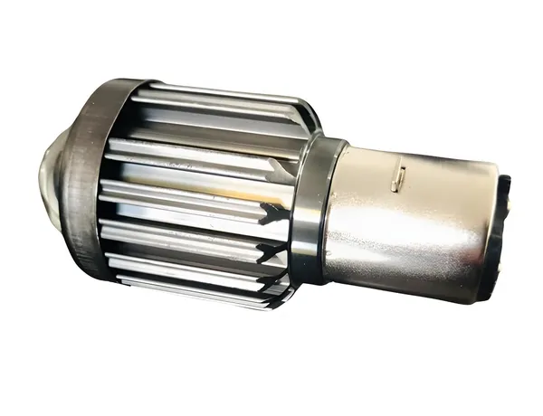 White_Aluminium_Motorcycle_Headlight_Bulb