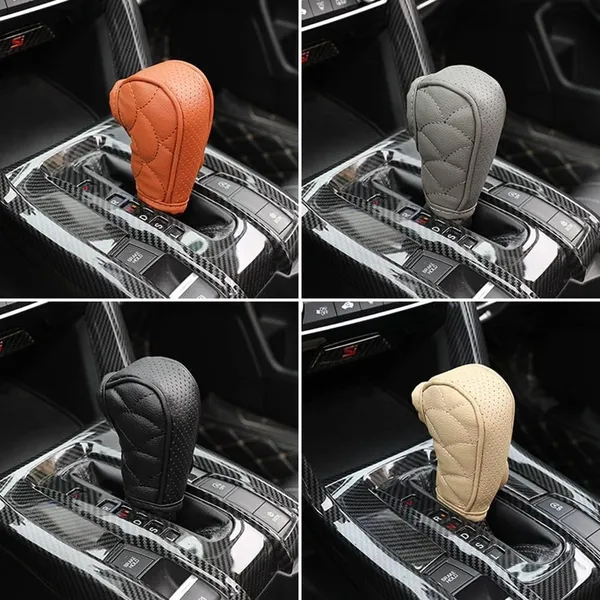 Black_Pu_Leather_Gear_Knob_Cover_Pack_Of_2