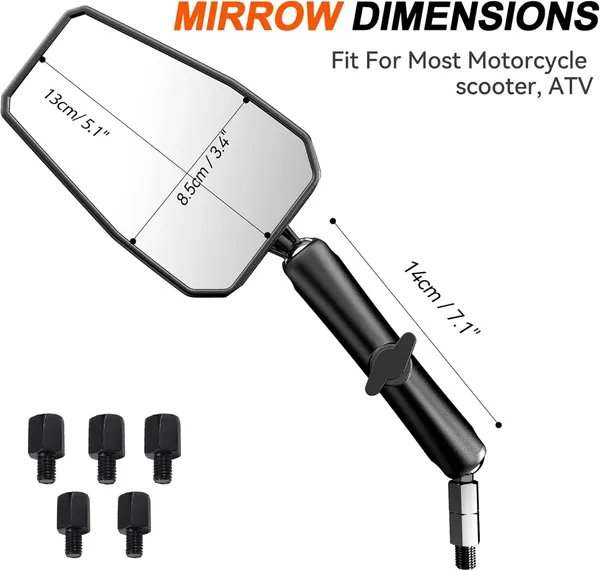 Black_Aluminium_Motorcycle_Rear_View_Mirror