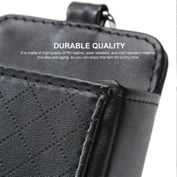 Black_Faux_Leather_Car_Vent_Organizer