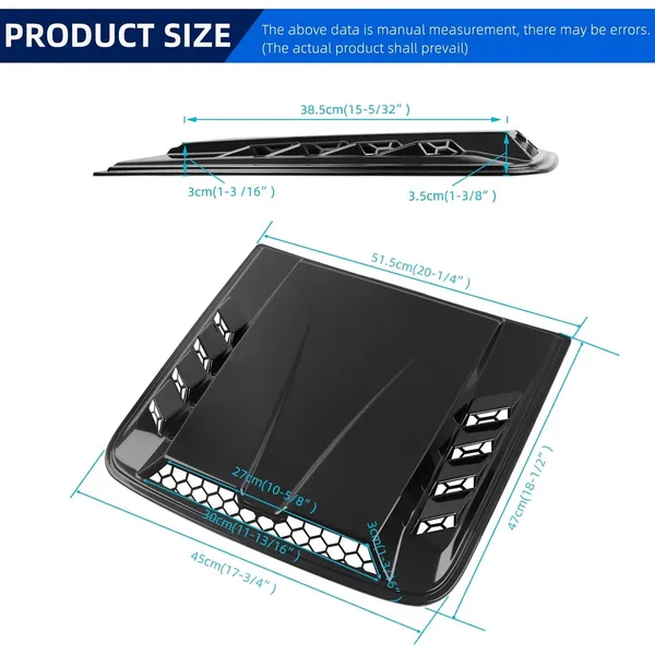 Black_Acrylonitrile_Butadiene_Styrene_Hood_Vent_Cover