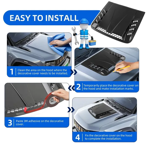 Black_Acrylonitrile_Butadiene_Styrene_Hood_Vent_Cover
