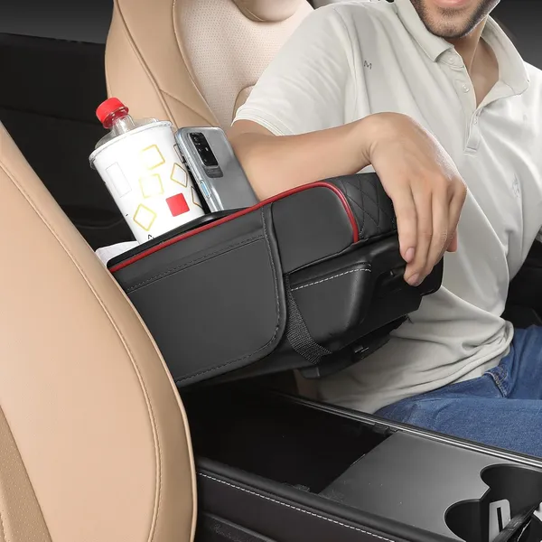 Black_Leather,_Memory_Foam_Armrest_Cushion
