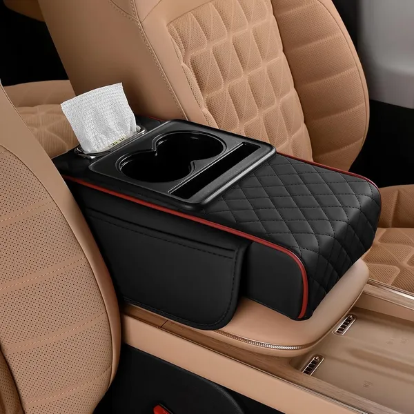 Black_Leather,_Memory_Foam_Armrest_Cushion