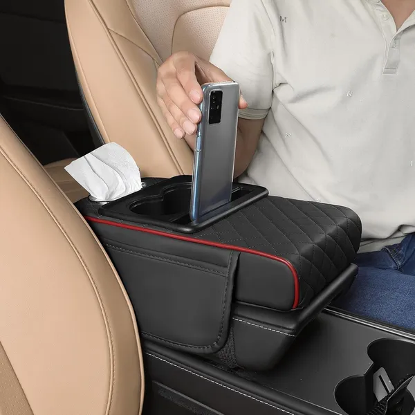 Black_Leather,_Memory_Foam_Armrest_Cushion