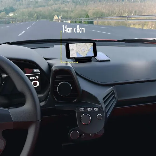 Black_Silicone_Rubber_Dashboard_Anti_Slip_Mat