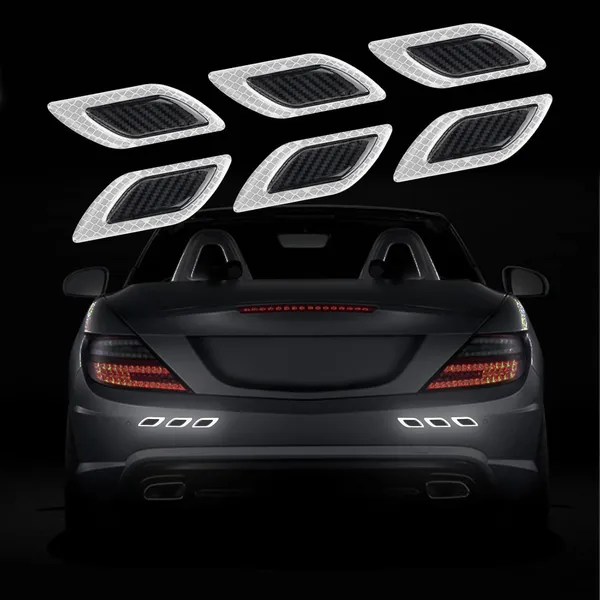 White_Vinyl_Reflective_Sticker_Pack_Of_6