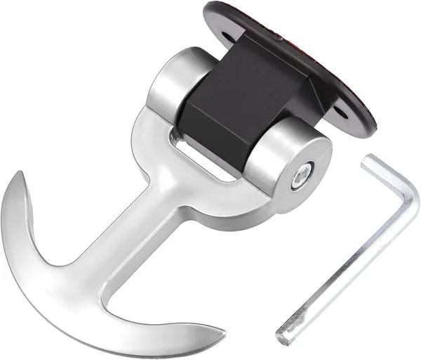 Silver_Abs_Plastic_Seat_Belt_Holder_Clip_Pack_Of_2