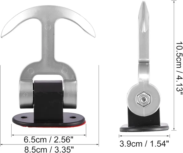 Silver_Abs_Plastic_Seat_Belt_Holder_Clip_Pack_Of_2