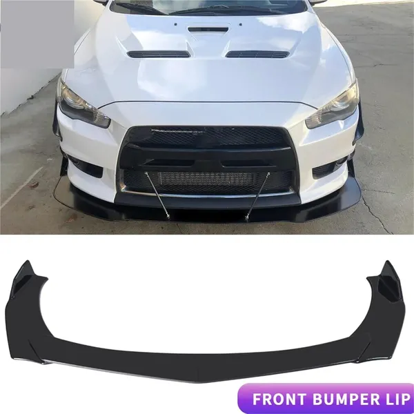 Glossy_Black_Abs_Plastic_Front_Bumper_Lip_Pack_Of_3