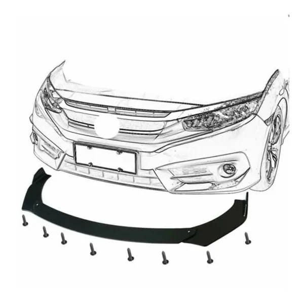 Glossy_Black_Abs_Plastic_Front_Bumper_Lip_Pack_Of_3