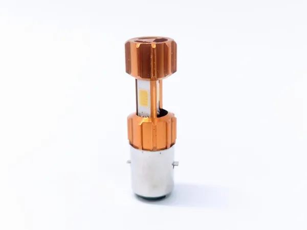 White_Aluminium_Motorcycle_Headlight_Bulb_Pack_Of_3