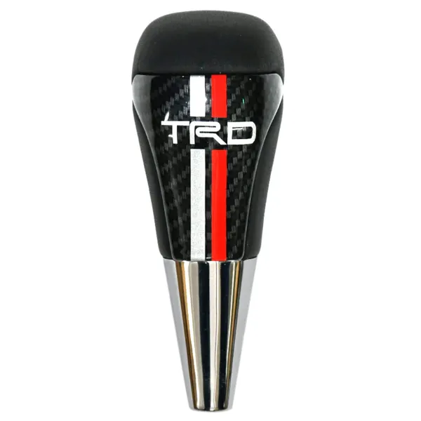 Blackwithredandwhiteracingstripes_Metal_Gear_Shift_Knob