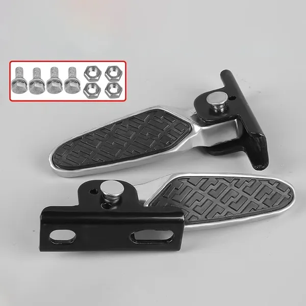 Blackandsilver_Aluminium_Alloy,_Rubber,_Steel_Hardware_Scooter_Footrest