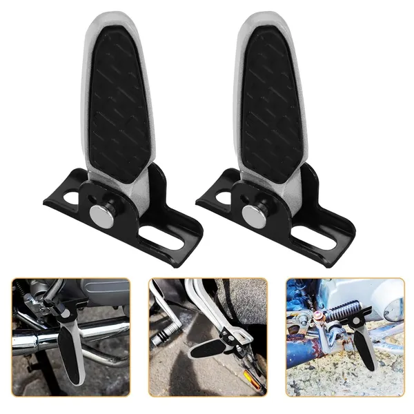Blackandsilver_Aluminium_Alloy,_Rubber,_Steel_Hardware_Scooter_Footrest
