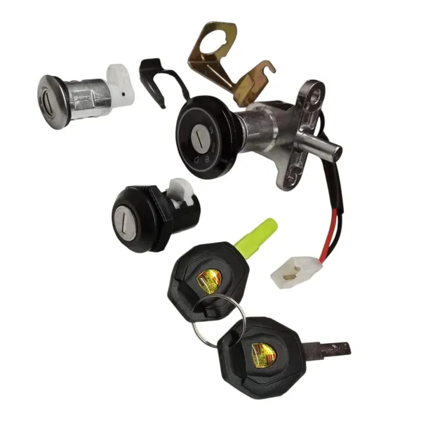 Multicolor_Aluminium_Scooter_Lock_Set