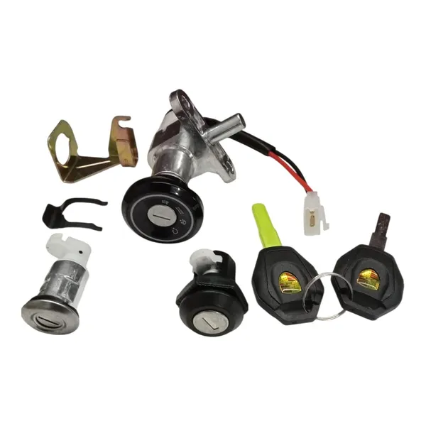 Multicolor_Aluminium_Scooter_Lock_Set