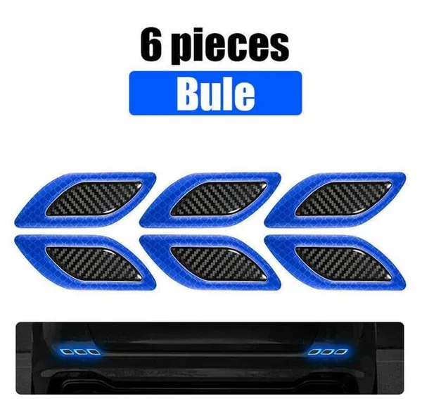 Carbonblack_Vinyl_Car_Reflective_Sticker_Pack_Of_6