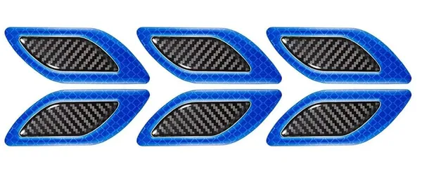 Carbonblack_Vinyl_Car_Reflective_Sticker_Pack_Of_6