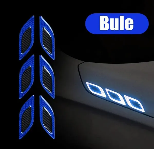 Carbonblack_Vinyl_Car_Reflective_Sticker_Pack_Of_6